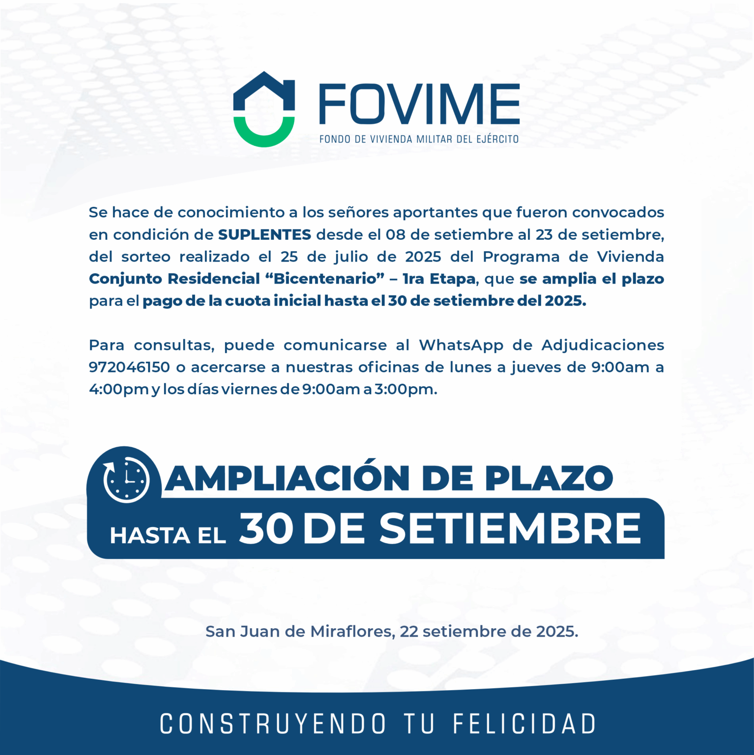 COMUNICADO 22.09.25