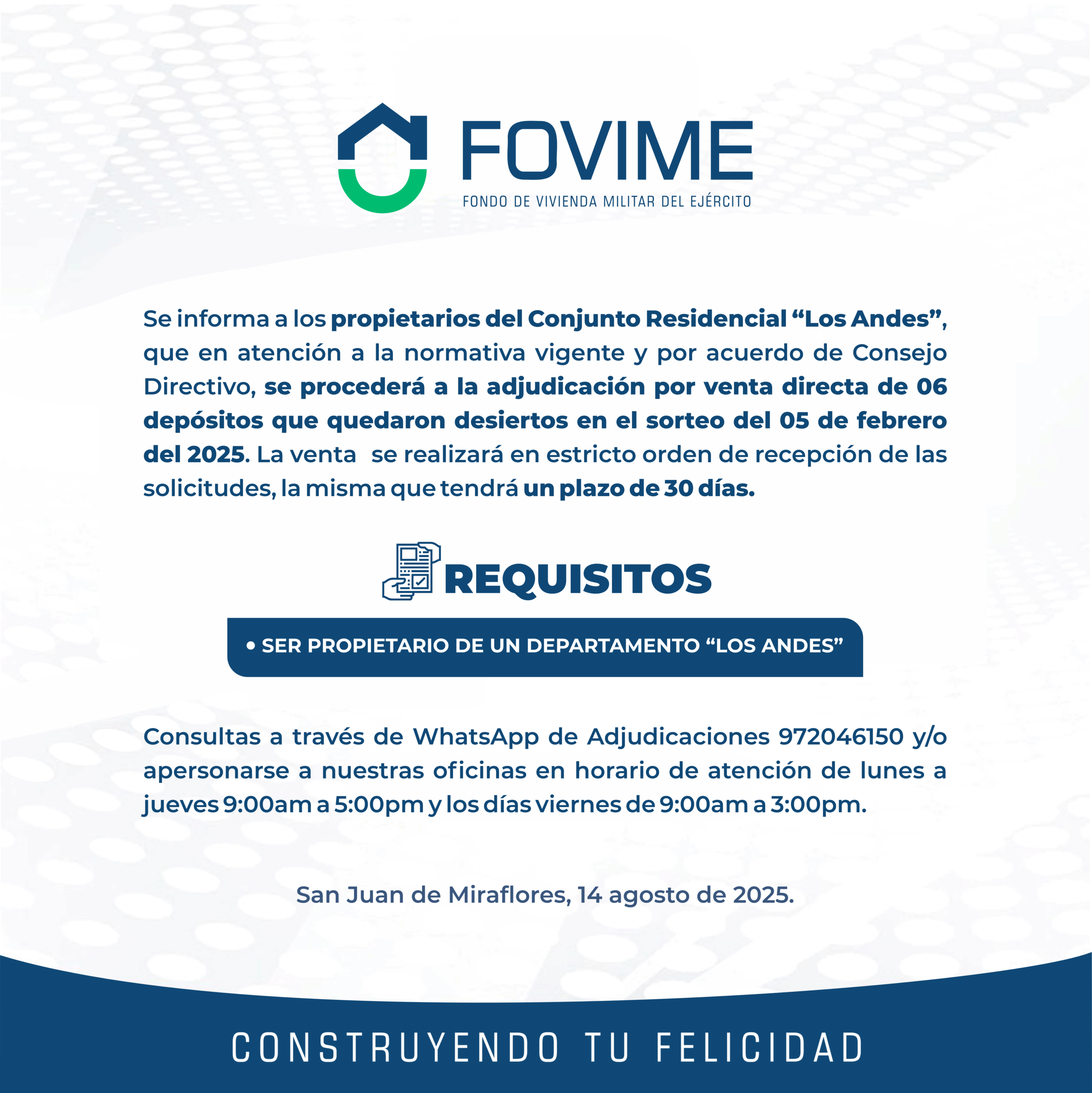 COMUNICADO 14.08.25